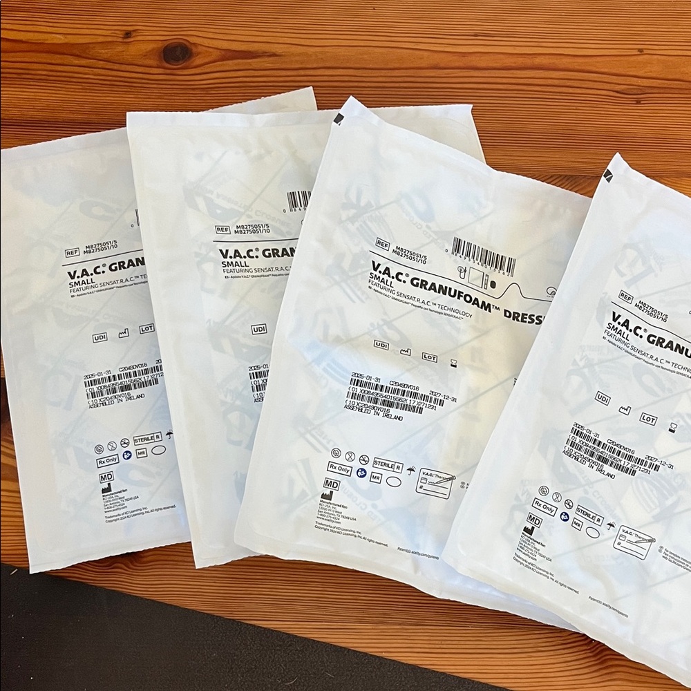 GRANUFOAM Dressings - White KCI Small Lot of 4